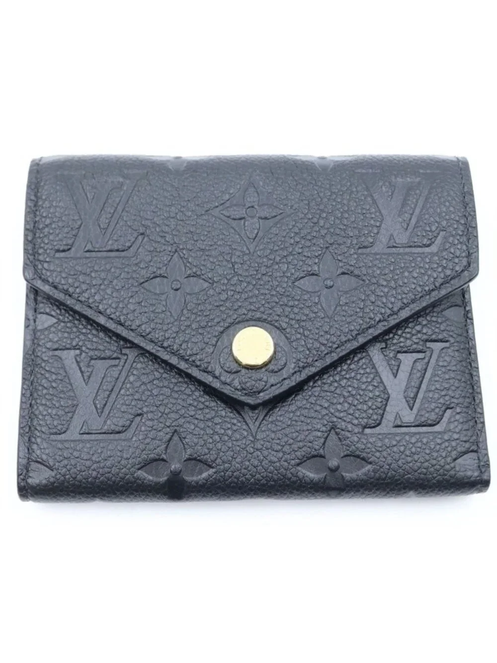 Louis Vuitton Portefeuille Victorine Compact Wallet Trifold Monogram Empreinte